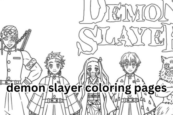 demon slayer coloring pages